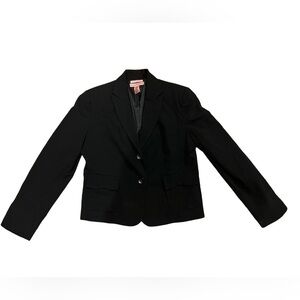 Bandolino Womens Stretch Black Blazer with buttons Soze 12